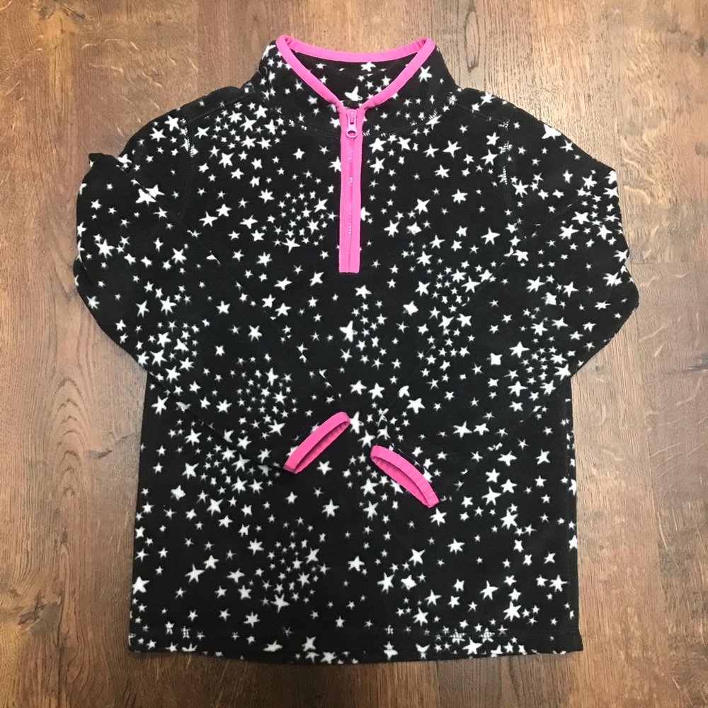 OSHKOSH - Fleece 3/4 zip pullover Girls SZ 7️⃣